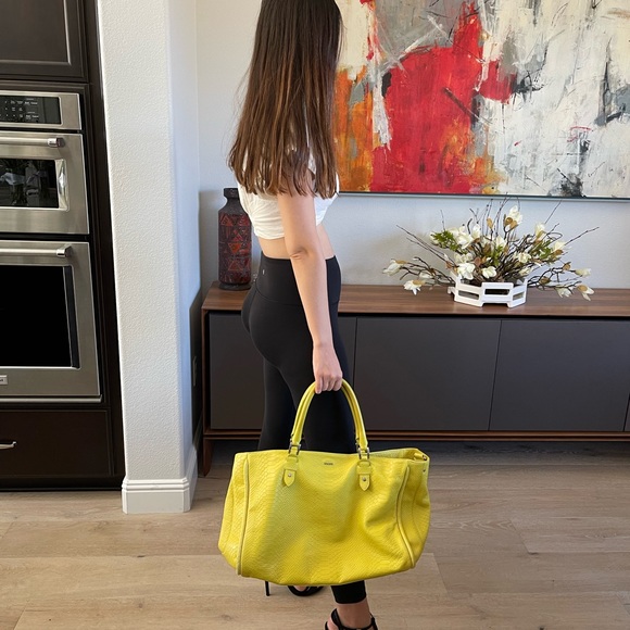 Yellow Joop bag! Like new! Only used once. Real leather - Picture 2 of 14